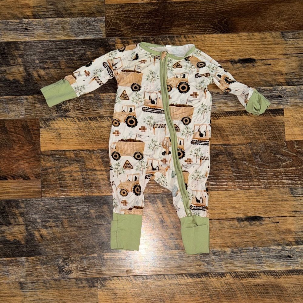 Kids Tractor Print One Piece